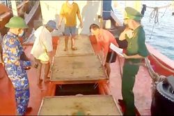 Kiên Giang: Bắt tàu cá chở 20 nghìn lít dầu DO không hóa đơn chứng từ