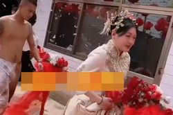 Rước dâu về đến cửa nhà, chú rể rơi vào tình cảnh 'thân tàn ma dại' vì trò đùa lố của đám bạn