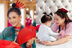 Nhan sắc rực rỡ của 'mẹ bỉm' 2 con Bảo Thanh: Mê nhất nụ cười tỏa nắng