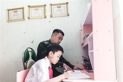 'Ươm mầm xanh' ở Đồn Biên phòng Hải An