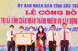 Sóc Trăng: Thị xã Vĩnh Châu hoàn thành xây dựng Nông thôn mới