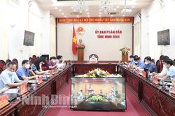 Hội nghị trực tuyến quán triệt việc 'làm sạch' dữ liệu tiêm chủng COVID-19