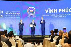 Vĩnh Phúc lần đầu lọt Top 5 bảng xếp hạng Chỉ số năng lực cạnh tranh cấp tỉnh