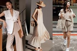 13 cách mix đồ đầy tinh tế với trang phục màu be