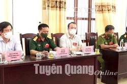 Thành phố Tuyên Quang diễn tập khu vực phòng thủ cấp xã