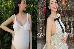 Ái nữ đại gia Minh Nhựa: Bà bầu sành điệu khoe vòng 1