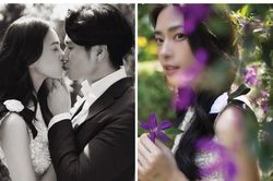 Nhan sắc '3 phần trẻ trung 7 phần hạnh phúc' của Ngô Thanh Vân trong loạt ảnh nhá hàng đám cưới