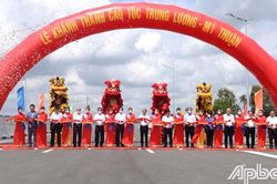 Khánh thành sau gần 13 năm khởi công, cao tốc Trung Lương - Mỹ Thuận miễn phí BOT 60 ngày từ 30/4