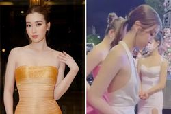 Thoát cảnh 'ngực mỏng như giấy', Đỗ Mỹ Linh 'hack' vòng 1 nhưng vẫn thua Á hậu kém tuổi