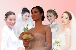 Mỹ nhân việt thể hiện đẳng cấp nhan sắc khi chọn kiểu tóc 'khó nhằn' trong ngày cưới