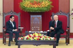 Tổng Bí thư Nguyễn Phú Trọng tiếp Thủ tướng Nhật Bản Kishida Fumio