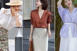 Sơ mi + chân váy: 3 công thức lên đồ đẹp mỹ mãn, giấu nhẹm eo thon bụng mỡ để nàng 30+ 'lột xác' chốn công sở