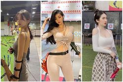 Dàn 'hot girl bắn cung' khiến nhiều người mất tập trung vì mặc đẹp