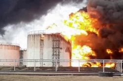 Vùng biên giới của Nga giáp Ukraine lại chịu trận