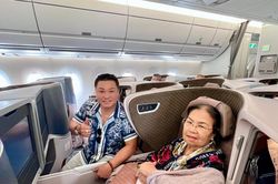 Sao Việt ngày 2/5: Lý hùng mặc hàng hiệu, đưa mẹ du lịch 5 sao