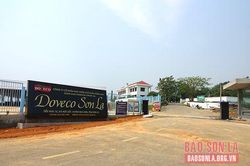 Trên công trường xây dựng Trung tâm chế biến rau, quả Doveco Sơn La