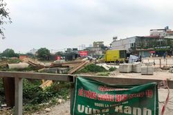 Nhếch nhác tuyến đường vành đai 2,5 đoạn Đầm Hồng - Giải Phóng