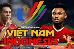 VIDEO U23 Việt Nam vs Indonesia: VTV6 trực tiếp bóng đá SEA Games hôm nay