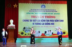 Nghệ An truyền thông hưởng ứng ngày Tan máu bẩm sinh