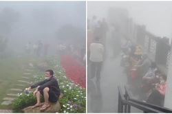 Đi núi Bà Đen săn mây nhưng quên coi ngày, anh chàng khóc ròng khi sương mù giăng kín lối, mưa tầm tã