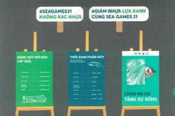 SEA Games 31 xanh, giảm thiểu rác thải nhựa