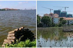 Cuộc đời sau ống kính: Hoài niệm ở Hồ TâyHai bức ảnh này được chụp cách nhau 17 năm (2005 và 2022).