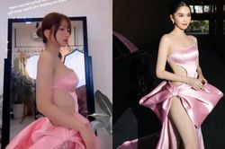 Diện váy 'đụng hàng' Ngọc Trinh, Lê Bống bất ngờ được khen hết lời