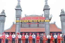 Thủ tướng dự Lễ khánh thành Khu lưu niệm Chủ tịch Hồ Chí Minh tại Tiền Hải, Thái Bình