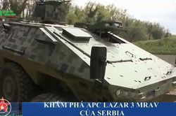 Khám phá APC kháng mìn Lazar 3 MRAV của Serbia