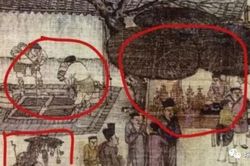 Phóng to 100 lần bức tranh cổ, dân mạng tấm tắc: Trí tuệ của người xưa không đùa được đâu!