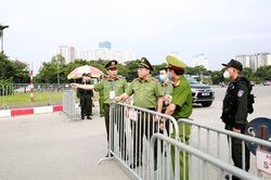 Giám đốc Công an Hà Nội thị sát công tác đảm bảo an ninh trước Lễ khai mạc SEA Games 31