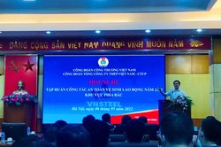 Công đoàn Tổng công ty Thép Việt Nam - CTCP tổ chức tập huấn công tác ATVSLĐ năm 2022