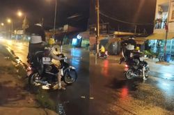 Sợ hãi cảnh xe máy 'cõng' nhau như diễn xiếc chạy băng băng trên đường