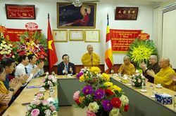 Lãnh đạo thành phố Hà Nội thăm, chúc mừng Đại lễ Phật đản 2022
