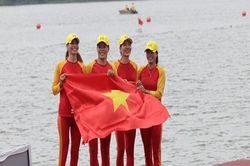 SEA Games 31: Đội Đua thuyền Rowing Việt Nam đoạt 2 huy chương vàng
