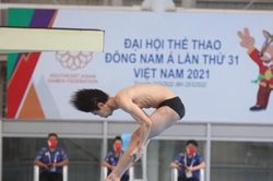 Cú nhảy 0 điểm của 'hotboy' Tùng Dương ở SEA Games 31