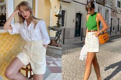 Tham khảo cách phụ nữ Pháp diện quần short vừa đẹp vừa sang