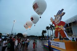 Sân Mỹ Đình trước giờ khai mạc SEA Games 31