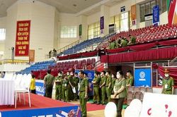 Công an thành phố Ninh Bình toàn tâm, toàn lực đảm bảo tuyệt đối an toàn cho Sea Games 31