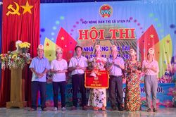 Phường Sông Bờ đạt giải nhất Hội thi 'Nhà nông đua tài' thị xã Ayun Pa
