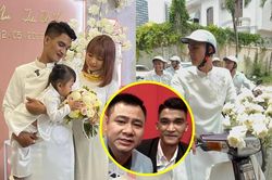 Đám cưới Mạc Văn Khoa: Chú rể đi xe máy đón dâu, Tự Long hứa mừng phong bì 'sộp'
