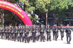 Thi điều lệnh, bắn súng, võ thuật công an nhân dân