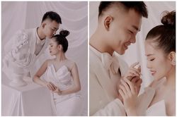 Bạn gái cũ Quang Hải tung trọn ảnh cưới trước ngày trọng đại