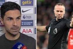 Arteta phàn nàn về trọng tài theo phong cách Mourinho