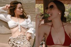 Diện bikini khoe vòng ba lấp ló, Hồ Ngọc Hà khiến dân mạng xuýt xoa: 'Gái ba con cũng trông mòn con mắt'