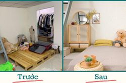 Chỉ với 8 triệu đồng cải tạo nhà trọ 12m2 thành nơi cực 'chill'
