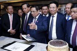 CHÙM ẢNH: Thủ tướng và đoàn công tác thăm nơi Chủ tịch Hồ Chí Minh từng làm việc tại Hoa Kỳ