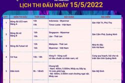 SEA Games 31: 28 bộ môn thi đấu trong ngày 15/5