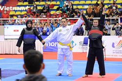Những pha tấn công quyết định mang về tấm huy chương vàng Pencak Silat