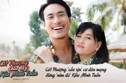 Hậu công khai chia tay, Cát Phượng 'cầu xin' cư dân mạng đừng 'ném đá' Kiều Minh Tuấn